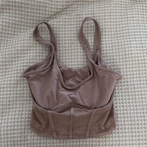 ALO Stylish Mauve Crop Top Size M